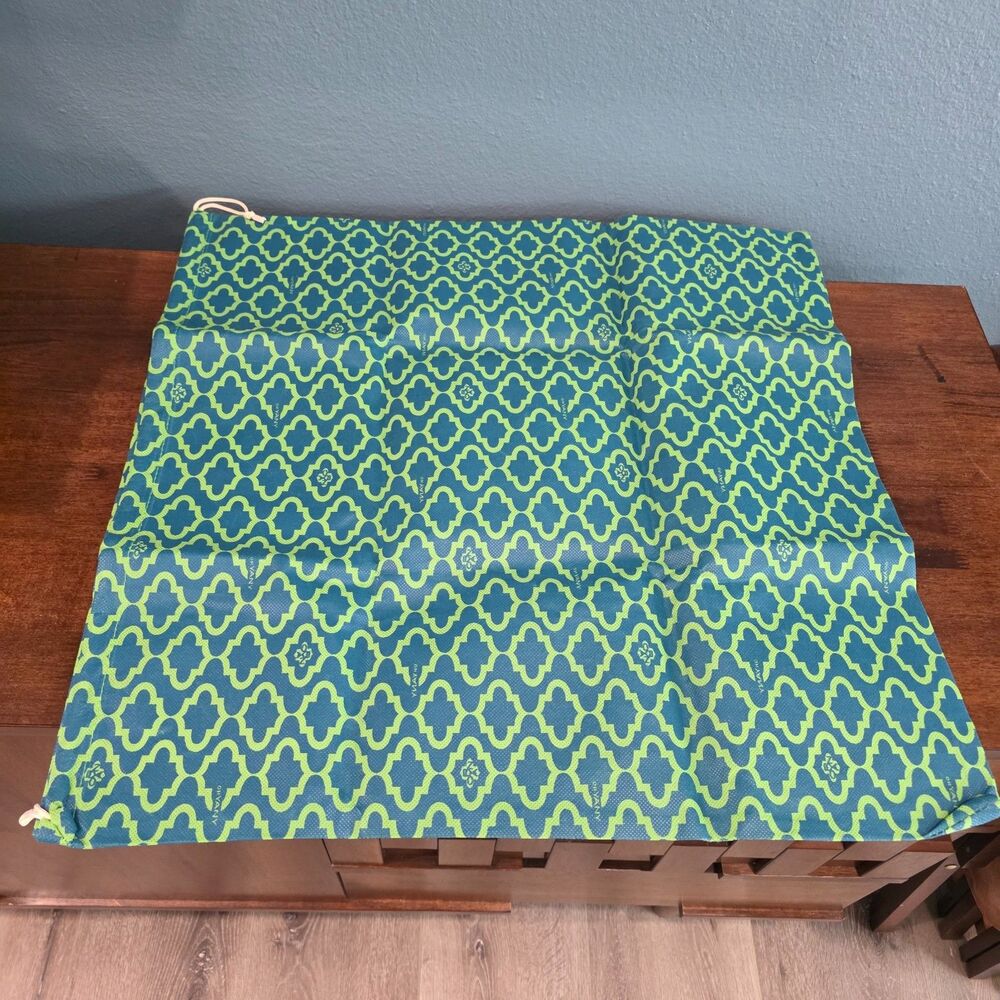 orYANY Handbag Storage Cover Dust  Bag Green Logo XL  Size 23"W x 22.5" Square